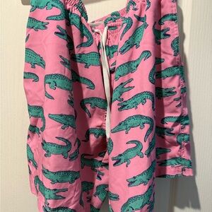 Chubbies  Bottoms with Green Alligator Print